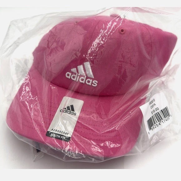 adidas Saturday Hat Youth Fit Pink One Size - NWT - Picture 4 of 4